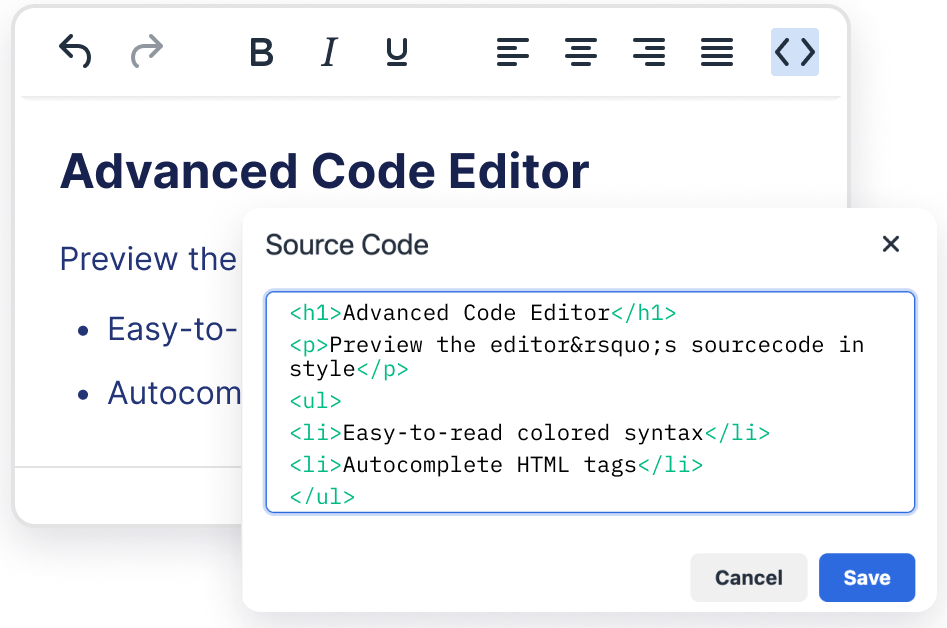 Bootstrap HTML code editor Bootstrap HTML code editor